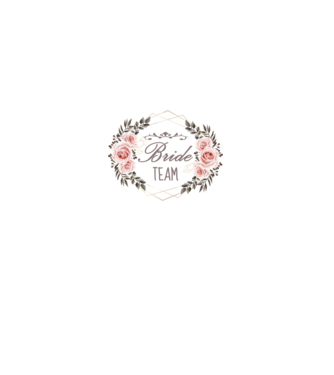 Vintage Bride team model alb pe tricou