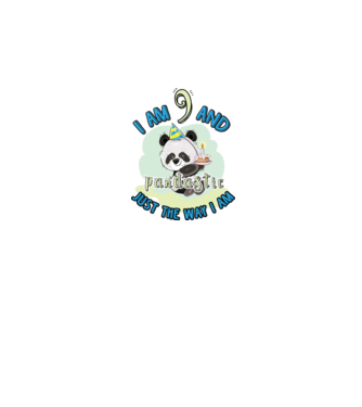 PANDASTIC 9 model alb pe tricou