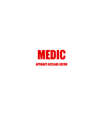 Poate că nu sunt un supererou, dar sunt MEDIC, ceea ce este aproape același lucru model negru pe tricou