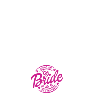 Bride Barbie lets go party model negru pe tricou