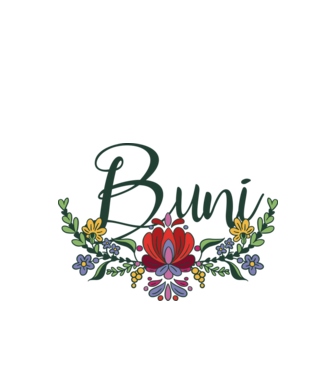 Buni model alb pe tricou