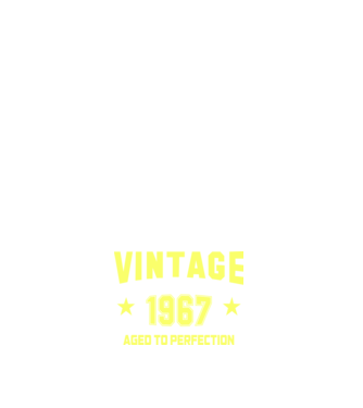 Vintage - 1967 model alb pe tricou