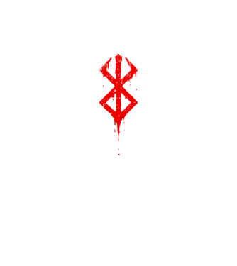 Berserk logo model negru pe tricou