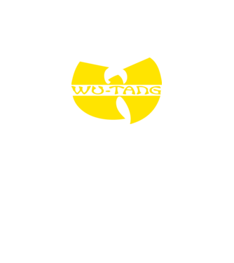 wu tang logo model negru pe tricou