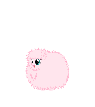 Fluffle Puff model alb pe tricou
