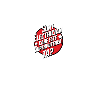 sunt electrician, care este superputerea ta? model albastru regal pe tricou