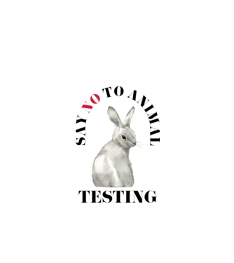 Say NO to animal testing model alb pe tricou