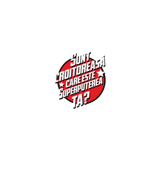 sunt croitoreasă, care este superputerea ta? model negru pe tricou