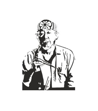 Miyagi cobra kai model alb pe tricou