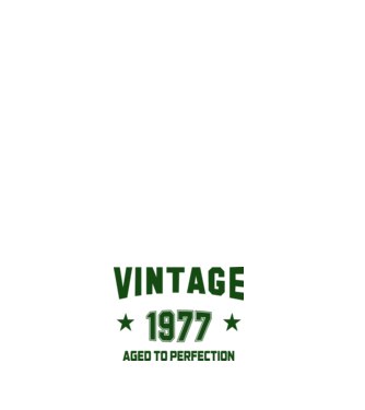 Vintage - 1977 model negru pe tricou