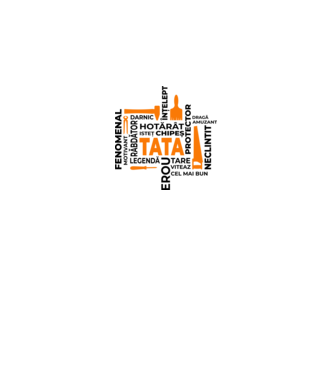Acronimele tatălui model alb pe tricou