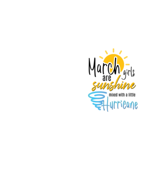 March Girls are Sunshine mixed with a little Hurricane model galben neon pe tricou