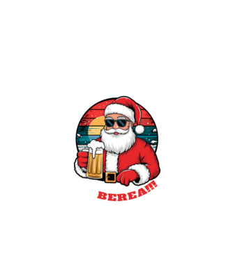 Ho ho ține mi berea! Negru model negru pe tricou