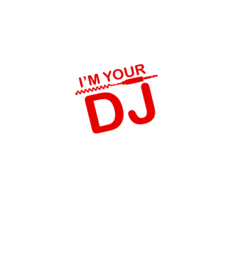 Im your DJ model gri închis pe tricou