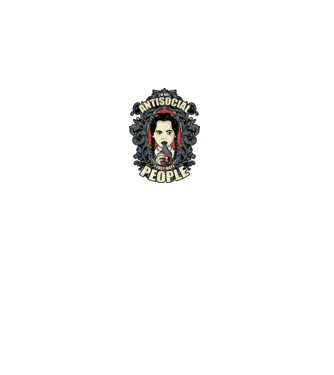 WEDNESDAY - Just hate people model negru pe tricou