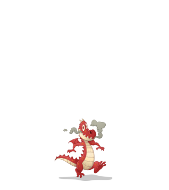 Dragon model albastru deschis pe tricou