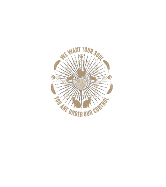 We want your soul model negru pe tricou
