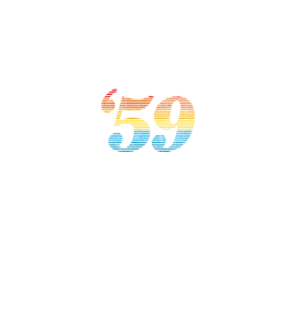 Retro Birthday 1959 model negru pe tricou
