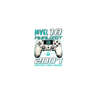 Nivel finalizat 18 2007 model negru pe tricou