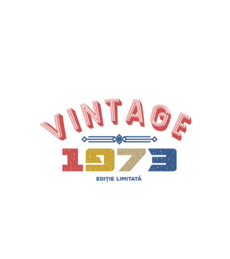 1973 Ediție limitată model alb pe tricou