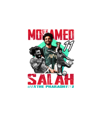 Salah tribute model alb pe tricou
