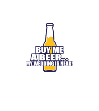 buy me a beer model alb pe tricou