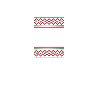 Model tricotat de Crăciun - tractorist model negru pe tricou