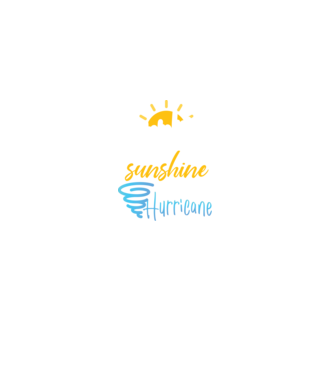 September Girls are Sunshine mixed with a little Hurricane model negru pe tricou