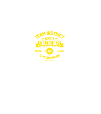 Team instinct champions model negru pe tricou
