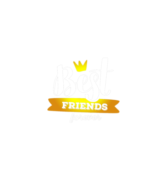 Best friends forever model albastru închis pe tricou