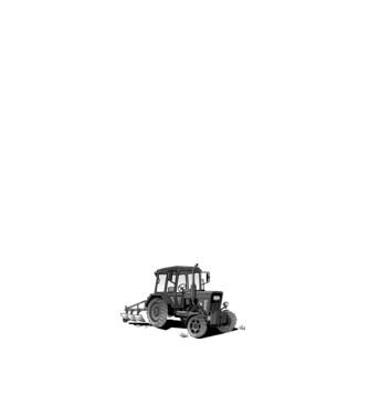TRACTOR model negru pe tricou