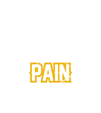 No Pain No Gain model alb pe tricou