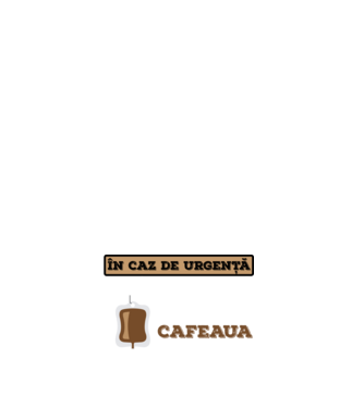În caz de urgență, grupa mea sanguină este cafeaua model negru pe tricou