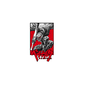 Berserk Guts model negru pe tricou