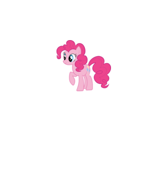 Pinkie Pie model nisipiu pe tricou