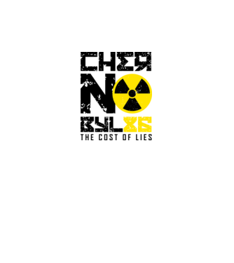 'Chernobyl ''86' model negru pe tricou