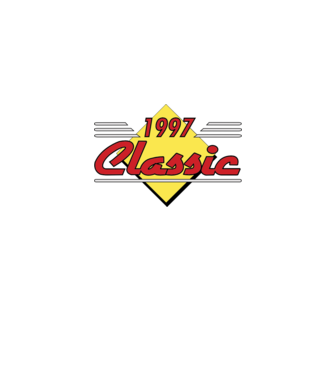 Classic - 1997 model galben pe tricou