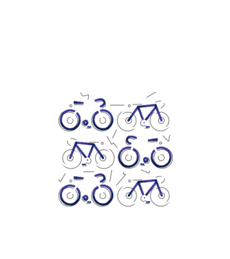 Bikes model verde de măr pe tricou