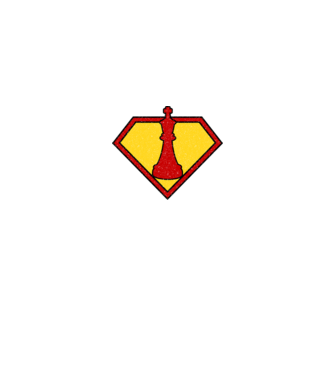 SuperChess rege model albastru regal pe tricou