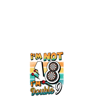 Darts Birthday 18 years old model alb pe tricou
