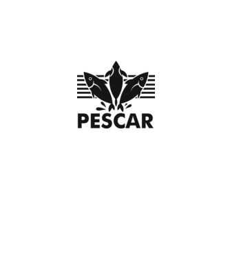Pescar original model alb pe tricou