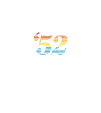 Retro Birthday 1952 model negru pe tricou