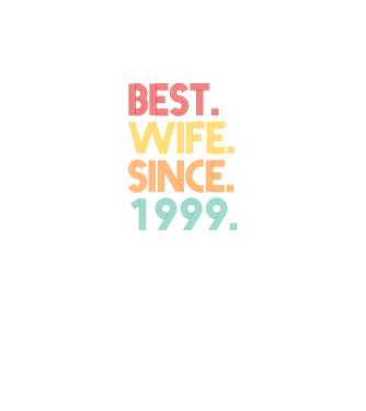best wife since 1999 retro model negru pe tricou