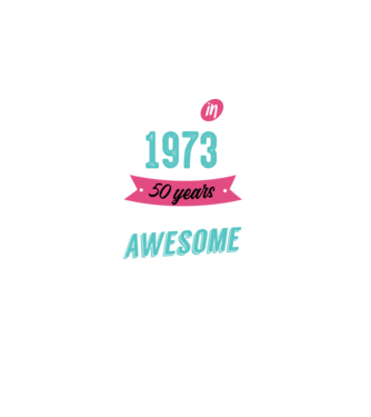 MADE IN 1973 model negru pe tricou