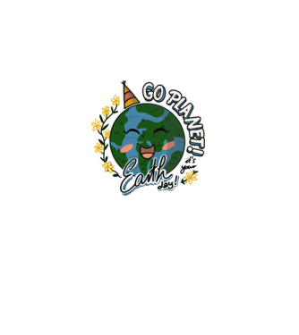 Go planet model alb pe tricou