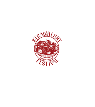 strawberry festival stranger things model alb pe tricou