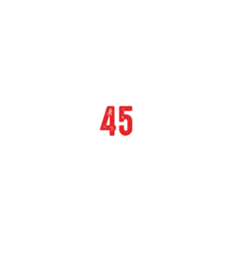 Purtătorul acestui tricou a împlinit: 45 de ani model negru pe tricou