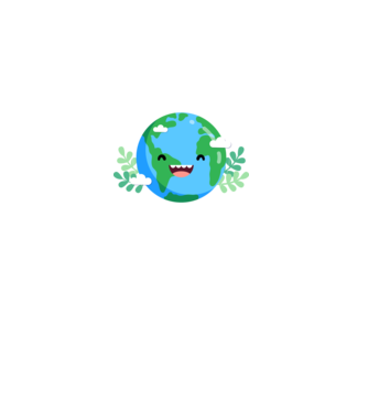 Earth smiley model alb pe tricou