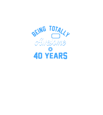 Being totally awesome 40 model negru pe tricou