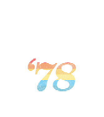 Retro Birthday 1978 model albastru închis pe tricou